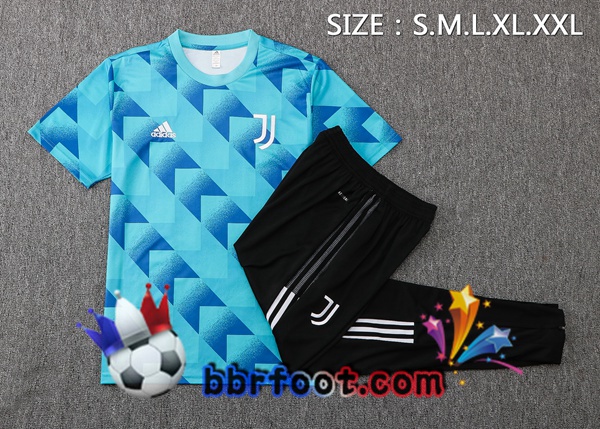 Training T-Shirts Juventus + Pantalon Bleu 22/23