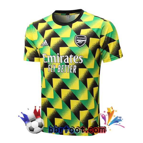 Training T-Shirts Arsenal Vert Noir 22/23