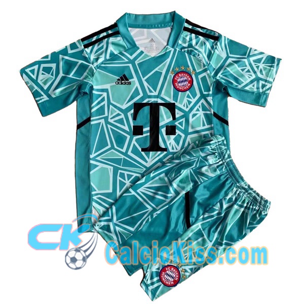 Maillot Foot Bayern Munich Gardien de but Vert 2022/2023