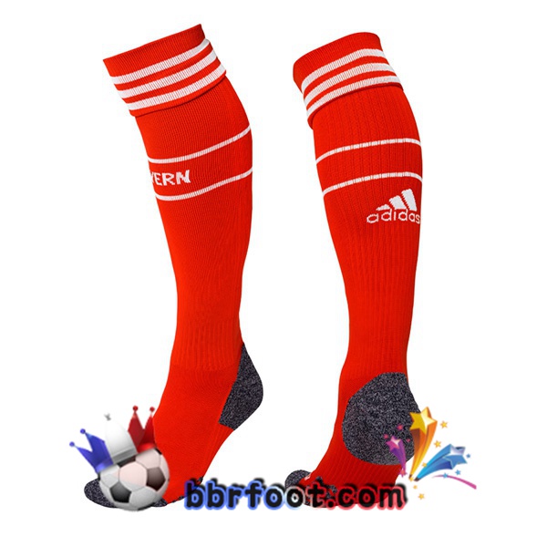 Chaussettes Foot Bayern Munich Domicile Rouge 22/23