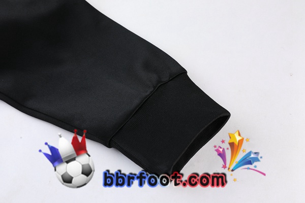 Ensemble Survetement Foot - Veste AC Milan Noir Rouge 22/23