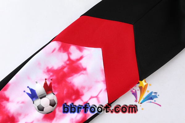 Ensemble Survetement Foot - Veste AC Milan Noir Rouge 22/23