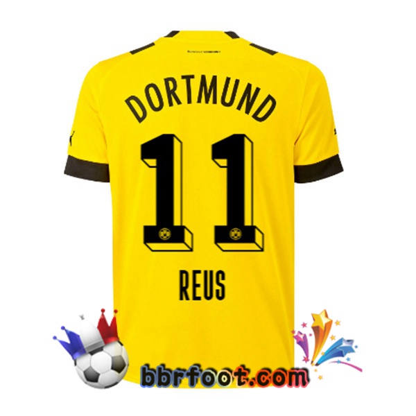 Maillot Foot Dortmund BVB (Reus 11) Domicile Jaune 22/23