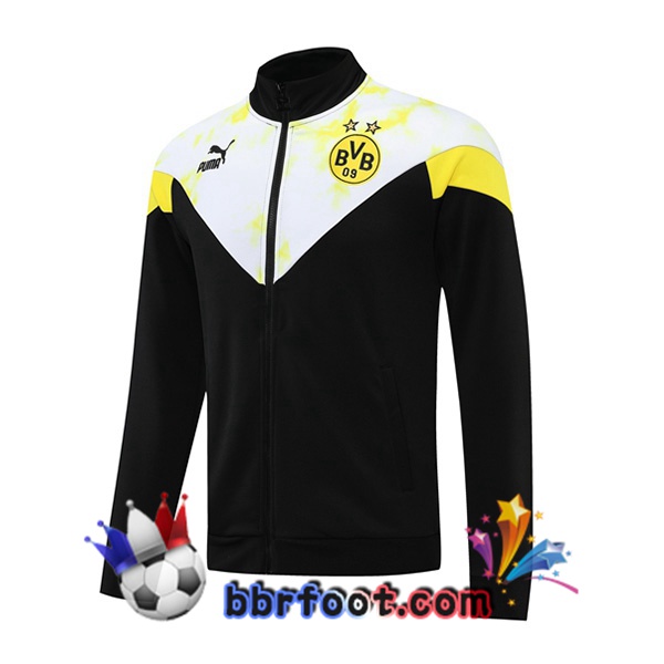 Veste Foot Dortmund BVB Noir Jaune 22/23