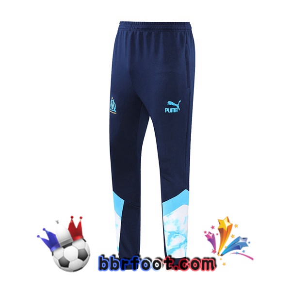 Pantalon Foot Marseille OM Bleu Royal 22/23