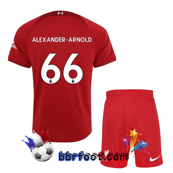Maillot Foot FC Liverpool (ALEXANDER-ARNOLD 66) Enfant Domicile Rouge 22/23