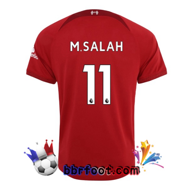 Maillot Foot FC Liverpool (M.SALAH 11) Domicile Rouge 22/23