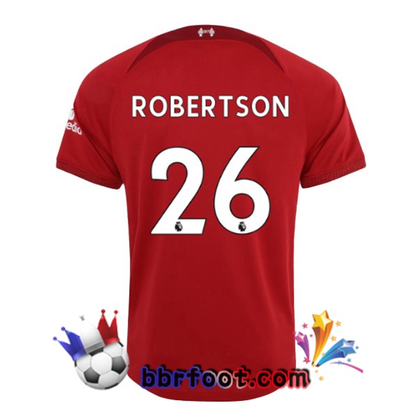 Maillot Foot FC Liverpool (ROBERTSON 26) Domicile Rouge 22/23 Maillot Foot FC Liverpool (ROBERTSON 26) Domicile Rouge 22/23