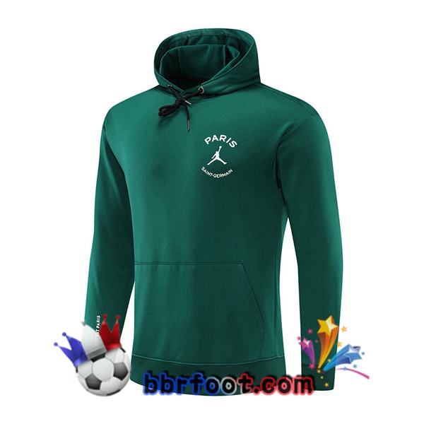 Sweatshirt à Capuche JORDAN Paris PSG Vert 22/23