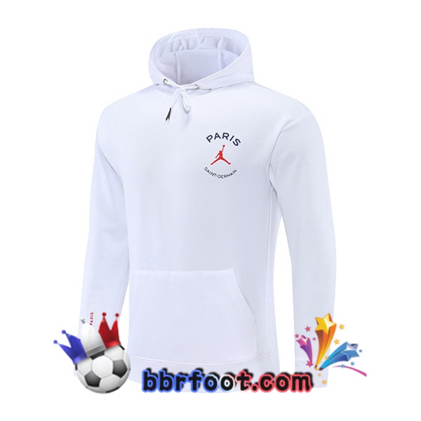 Sweatshirt à Capuche JORDAN Paris PSG Blanc 22/23