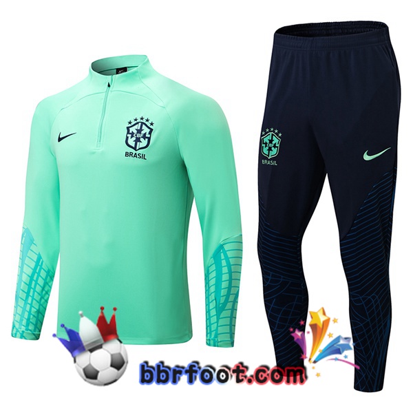 Survetement Foot Bresil Vert 22/23 Survetement Foot Bresil Vert 22/23
