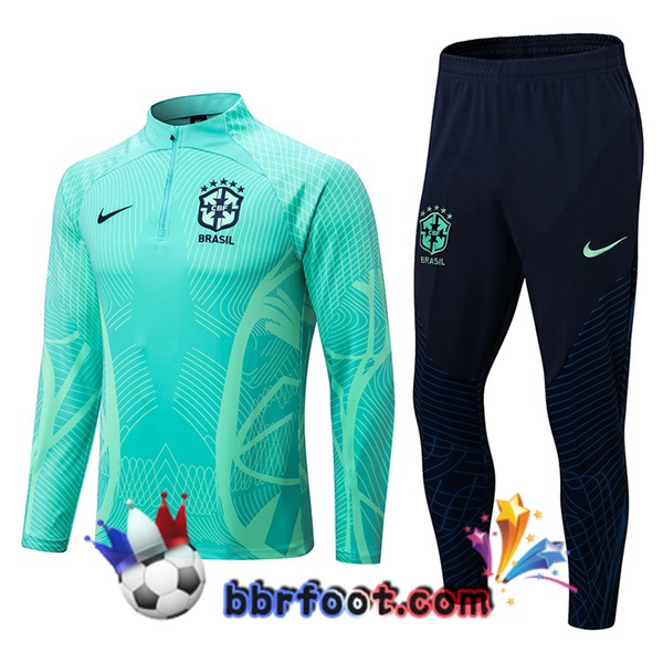 Survetement Foot Bresil Vert 22/23 Survetement Foot Bresil Vert 22/23