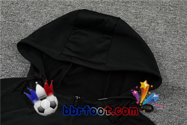 Capuche Survetement Foot Paris PSG Noir 22/23