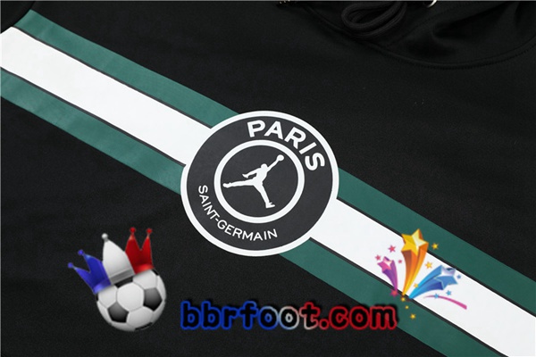 Capuche Survetement Foot JORDAN Paris PSG Noir 22/23