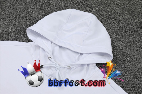 Capuche Survetement Foot JORDAN Paris PSG Blanc 22/23