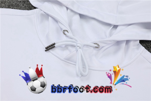 Capuche Survetement Foot JORDAN Paris PSG Blanc 22/23