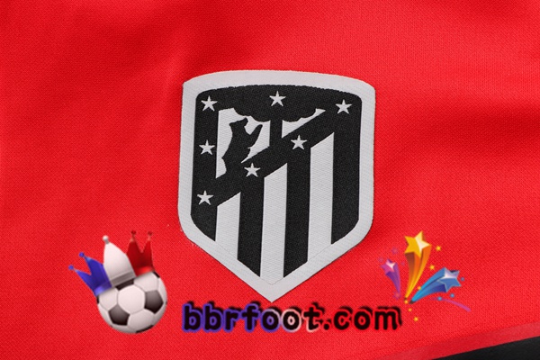 Veste A Capuche Survetement Foot Atletico Madrid Rouge 22/23