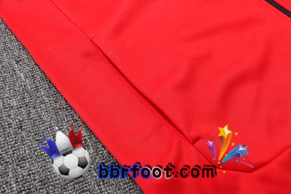 Veste A Capuche Survetement Foot Atletico Madrid Rouge 22/23