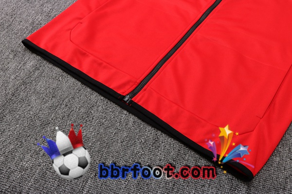 Veste A Capuche Survetement Foot FC Barcelone Rouge 22/23