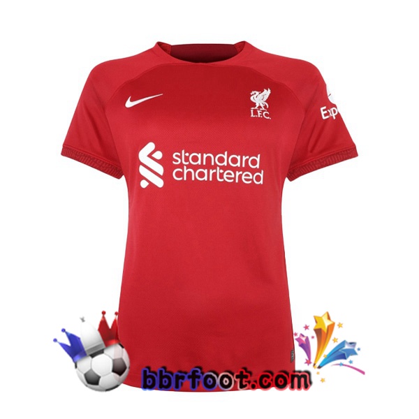 Maillot Foot FC Liverpool Femme Domicile Rouge 22/23