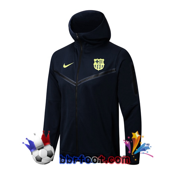 Veste A Capuche FC Barcelone Bleu Royal 22/23