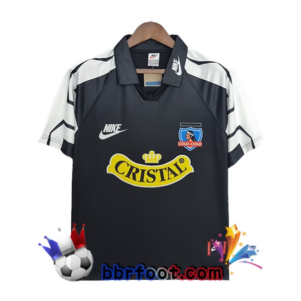 Maillot Foot Colo-Colo Retro Exterieur Noir 1995