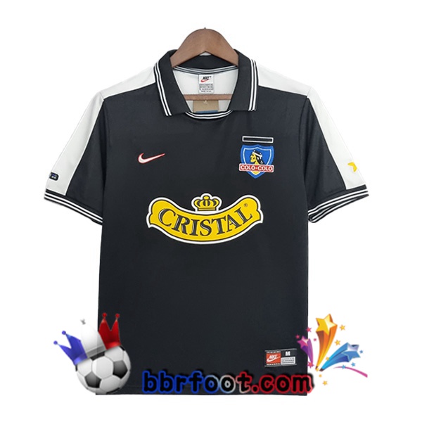 Maillot Foot Colo-Colo Retro Exterieur Noir 1999