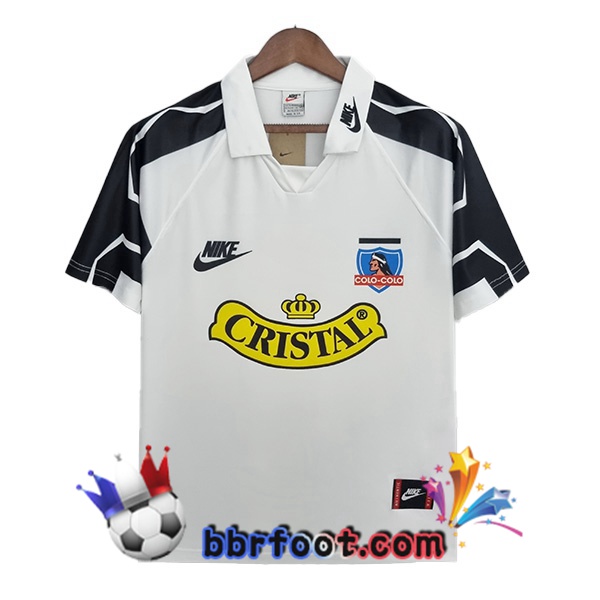 Maillot Foot Colo-Colo Retro Domicile Blanc 1995
