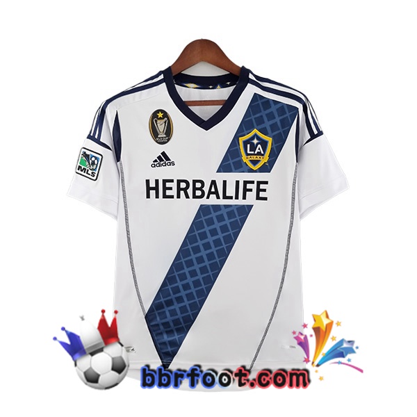 Maillot Foot LA Galaxy Retro Domicile Blanc 2012