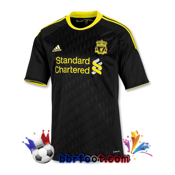 Maillot Foot FC Liverpool Retro Third Noir 2010-2011