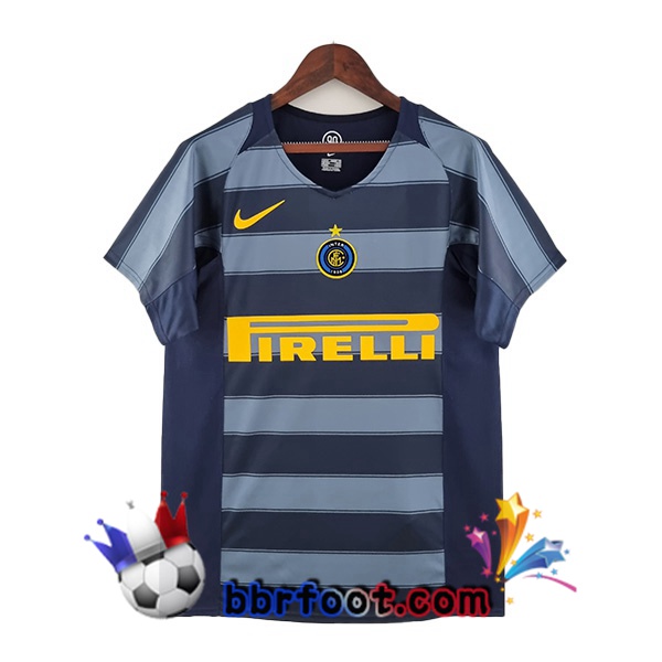 Maillot Foot Inter Milan Retro Third Bleu 2004-2005 Maillot Foot Inter Milan Retro Third Bleu 2004-2005