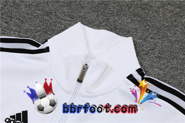 Veste Survetement Foot Real Madrid Blanc 2022/2023