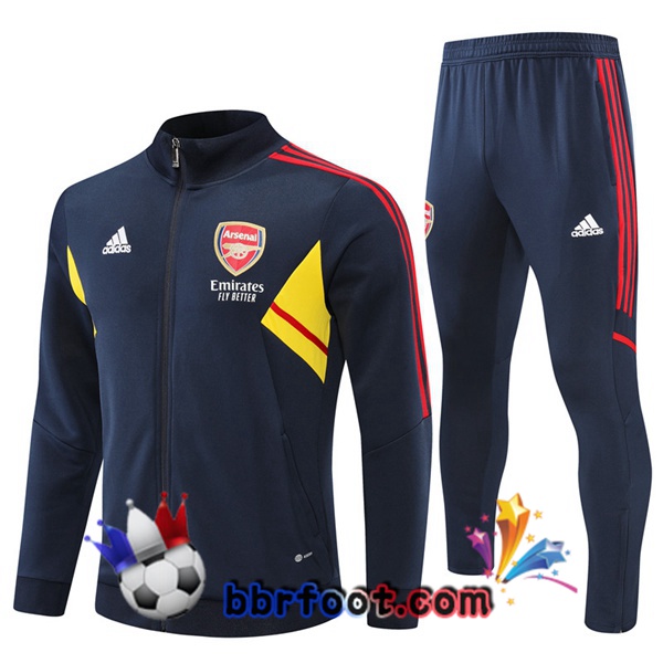 Veste Survetement Foot Arsenal Bleu Royal 2022/2023