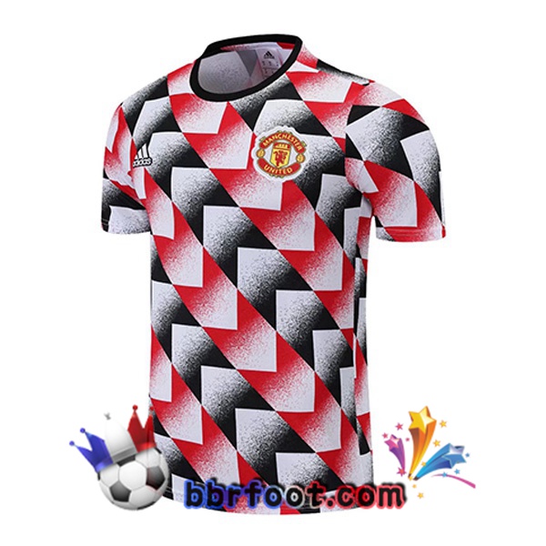 Training T-Shirts Manchester United Rouge Noir 2022/2023
