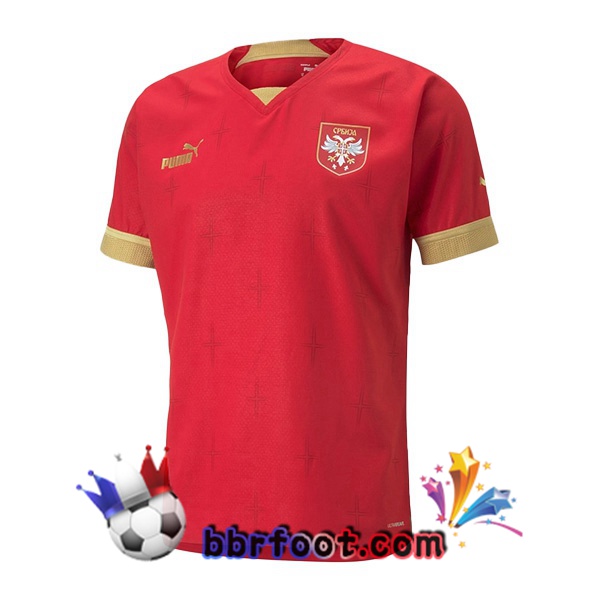 Maillots Equipe De Serbie Domicile Rouge 2022/2023