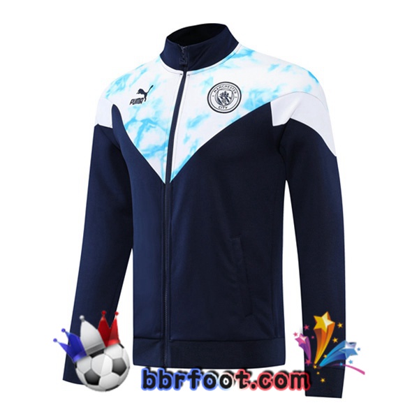 Veste Foot Manchester City Bleu Royal 2022/2023
