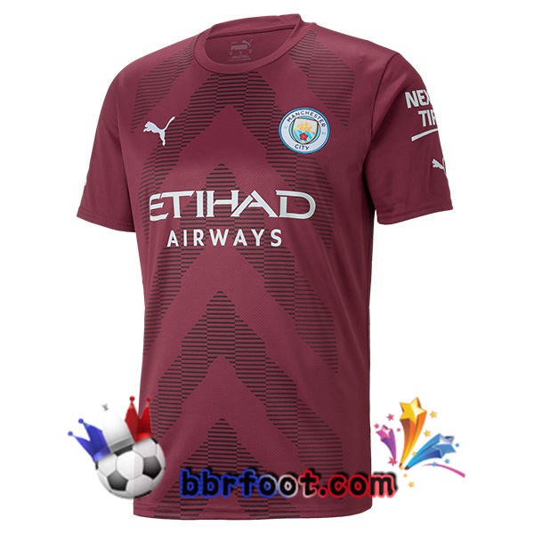 Maillot Foot Manchester City Gardien de but Marron 2022/2023
