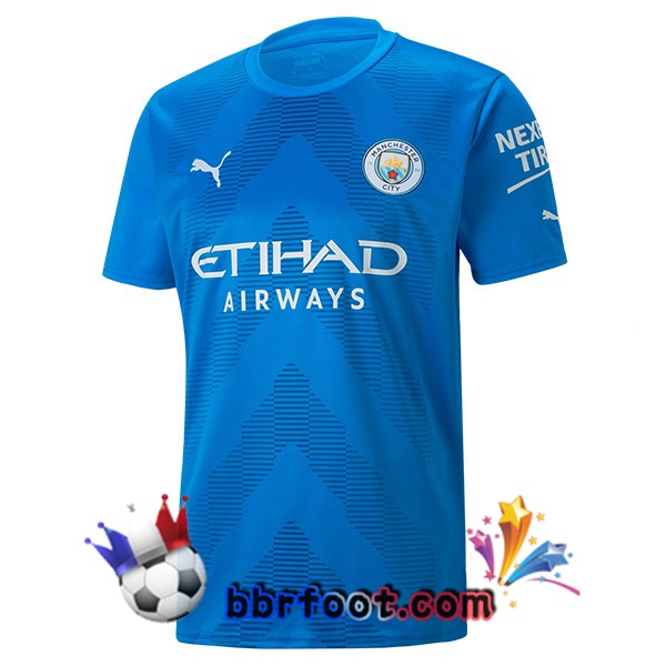 Maillot Foot Manchester City Gardien de but Bleu 2022/2023