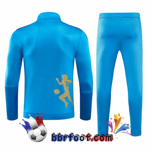 Veste Survetement Foot SSC Naples Bleu 2022/2023