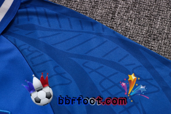 Polo Foot Atletico Madrid + Pantalon Bleu 2022/2023
