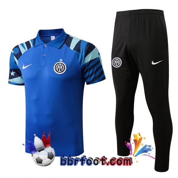 Polo Foot Inter Milan + Pantalon Bleu 2022/2023