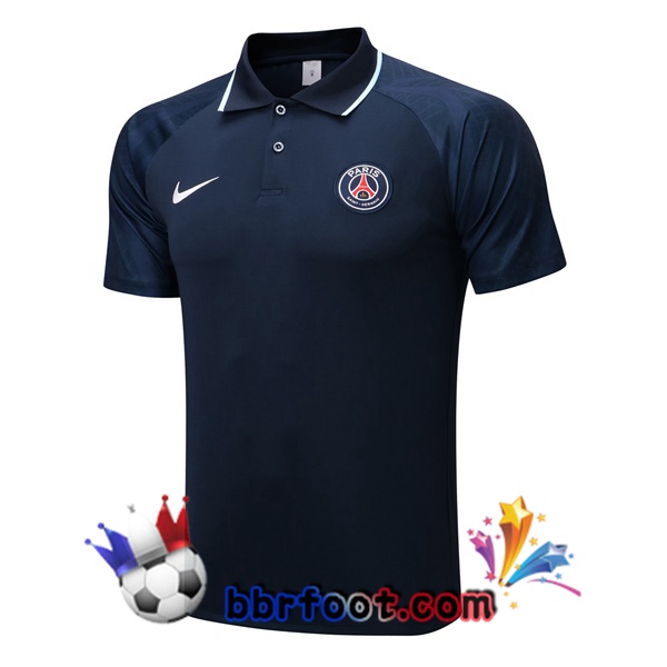 Polo Foot Paris PSG Bleu Royal 2022/2023