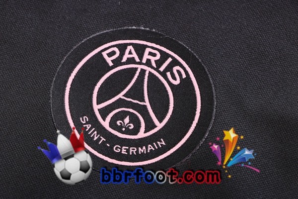 Veste A Capuche Survetement Foot Paris PSG Noir 2022/2023