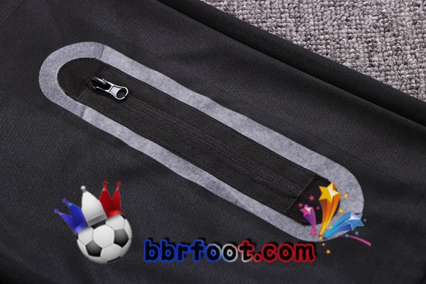 Veste A Capuche Survetement Foot Paris PSG Noir 2022/2023