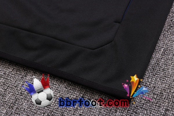 Veste A Capuche Survetement Foot Paris PSG Noir 2022/2023