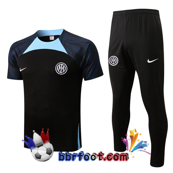 Training T-Shirts Inter Milan + Pantalon Noir 2022/2023