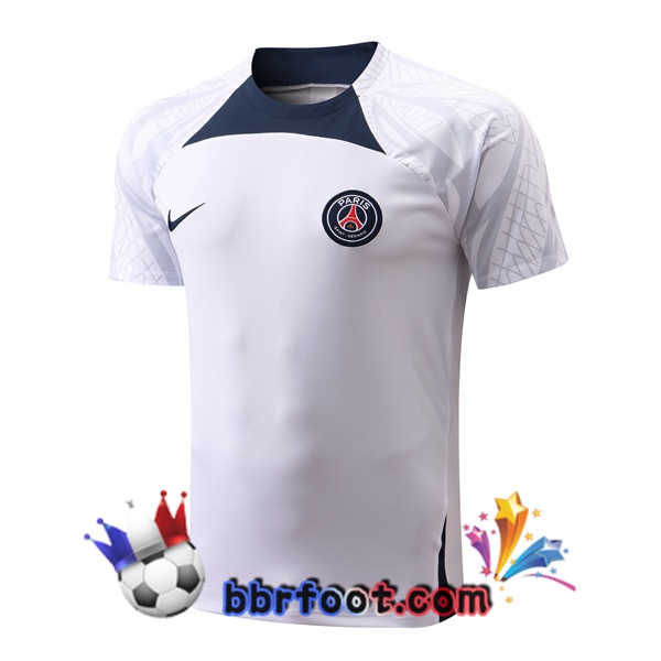 Training T-Shirts Paris PSG Blanc 2022/2023