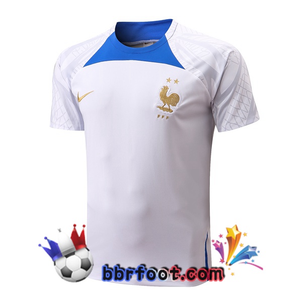Training T-Shirts France Blanc 2022/2023