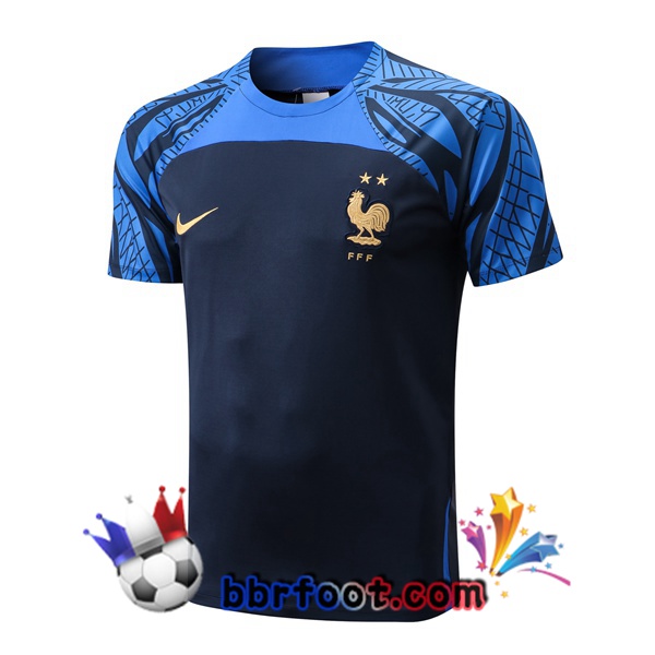 Training T-Shirts France Bleu Royal 2022/2023