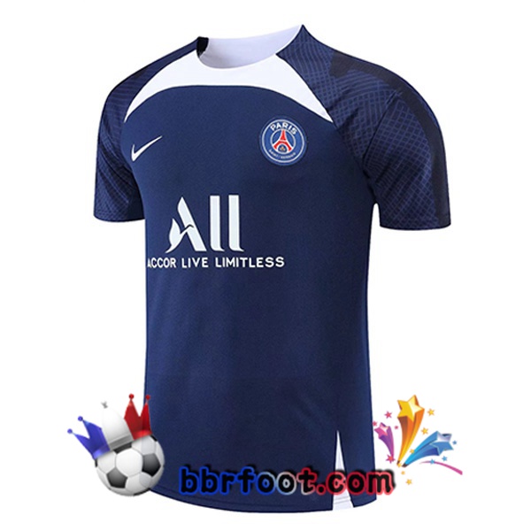 Training T-Shirts Paris PSG Bleu Royal 2022/2023